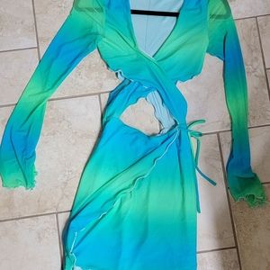 Party dress pool side dress